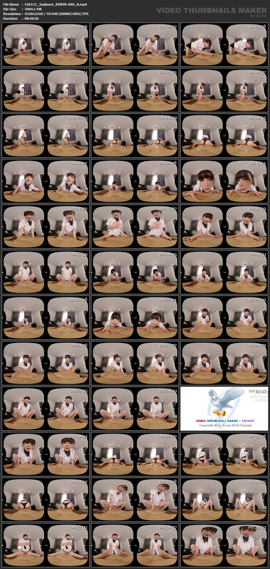 KIWVR-840 screens previewer