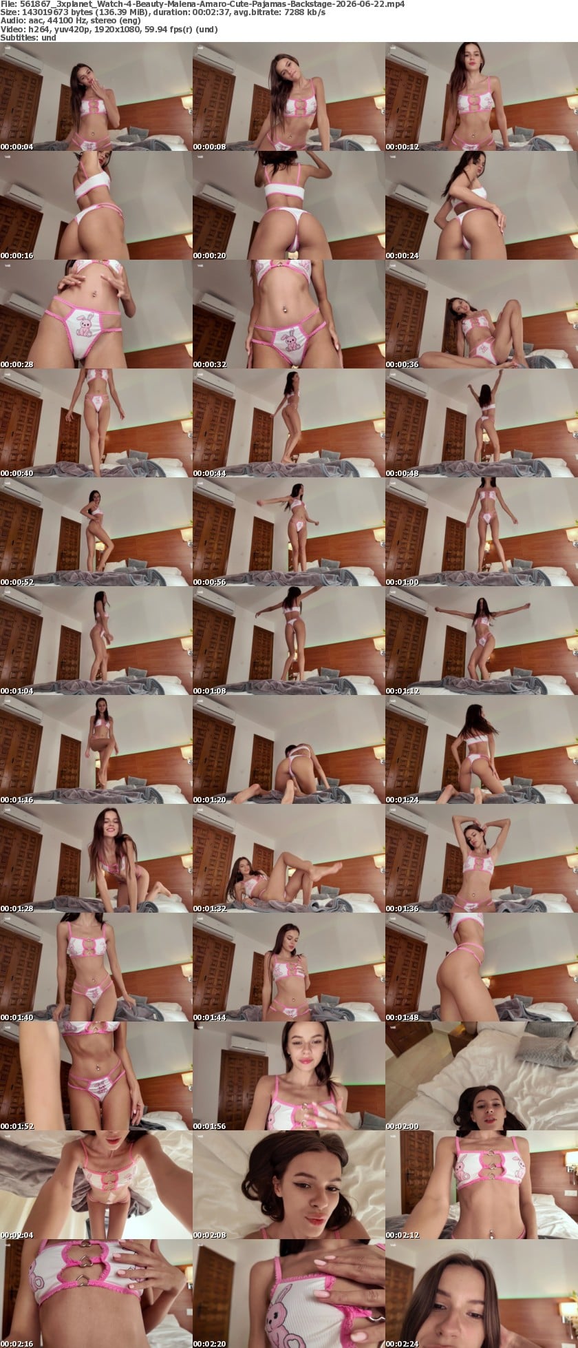 Watch-4-Beauty-Malena-Amaro-Cute-Pajamas-Backstage-2026-06-22 screens previewer